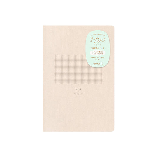 Midori Yuru Log Notebook B6 Grid - Notebooks