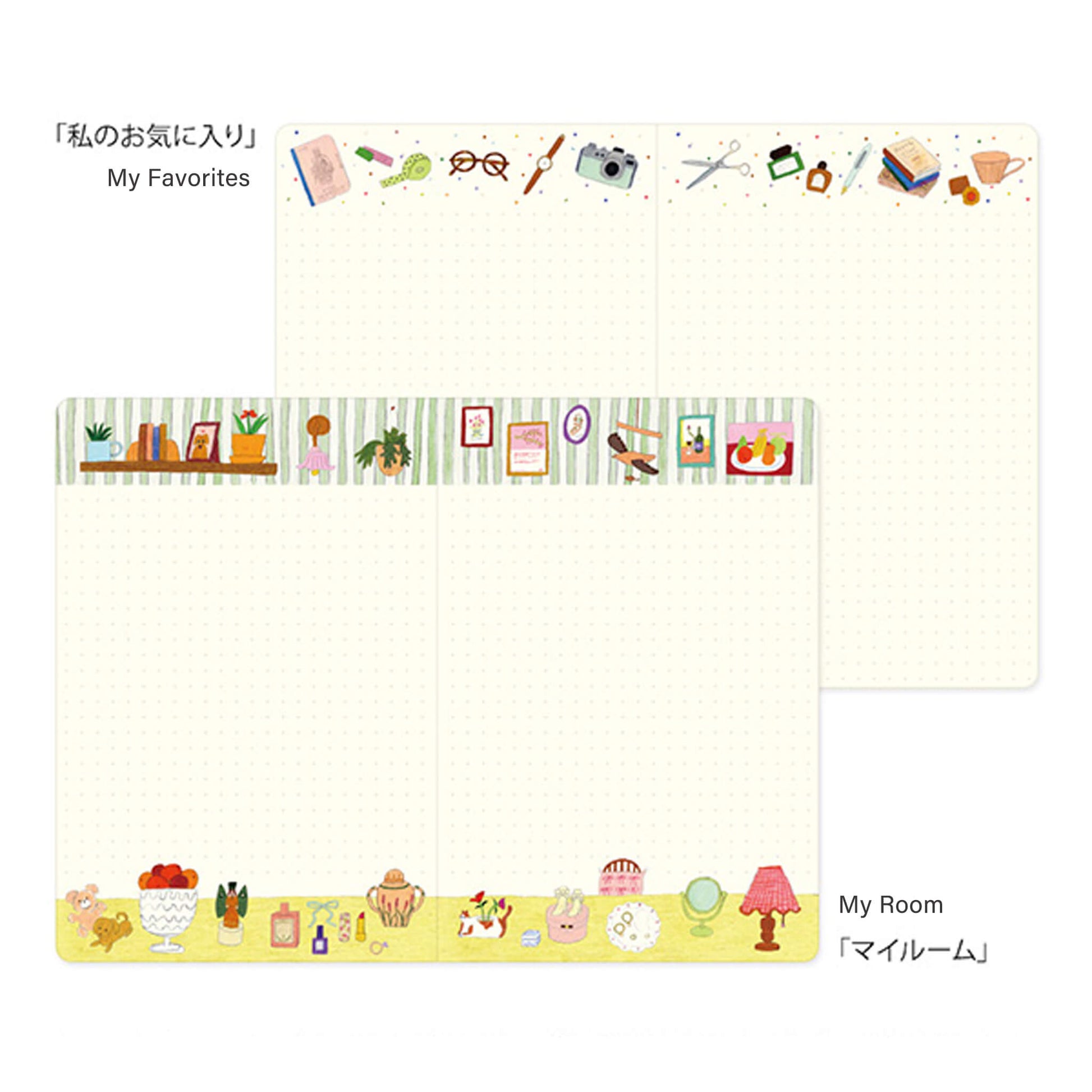 Midori Yuru Log Notebook B6 My Life - Notebooks