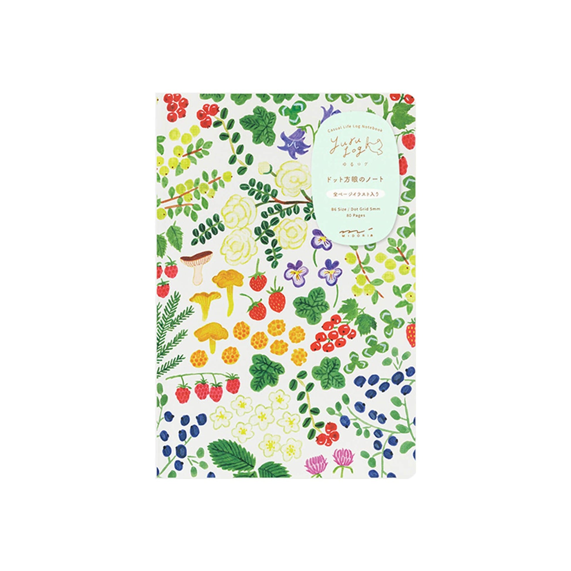 Midori Yuru Log Notebook B6 Scandinavia - Notebooks