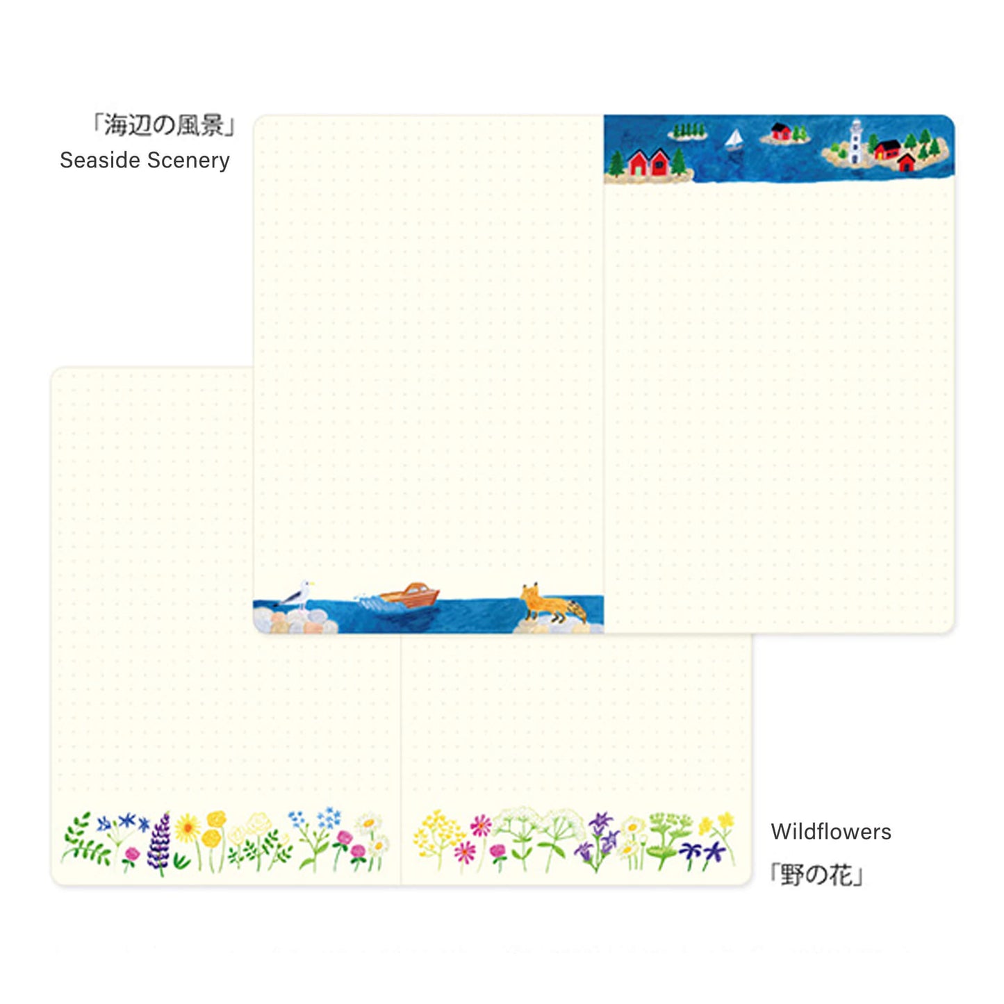 Midori Yuru Log Notebook B6 Scandinavia - Notebooks