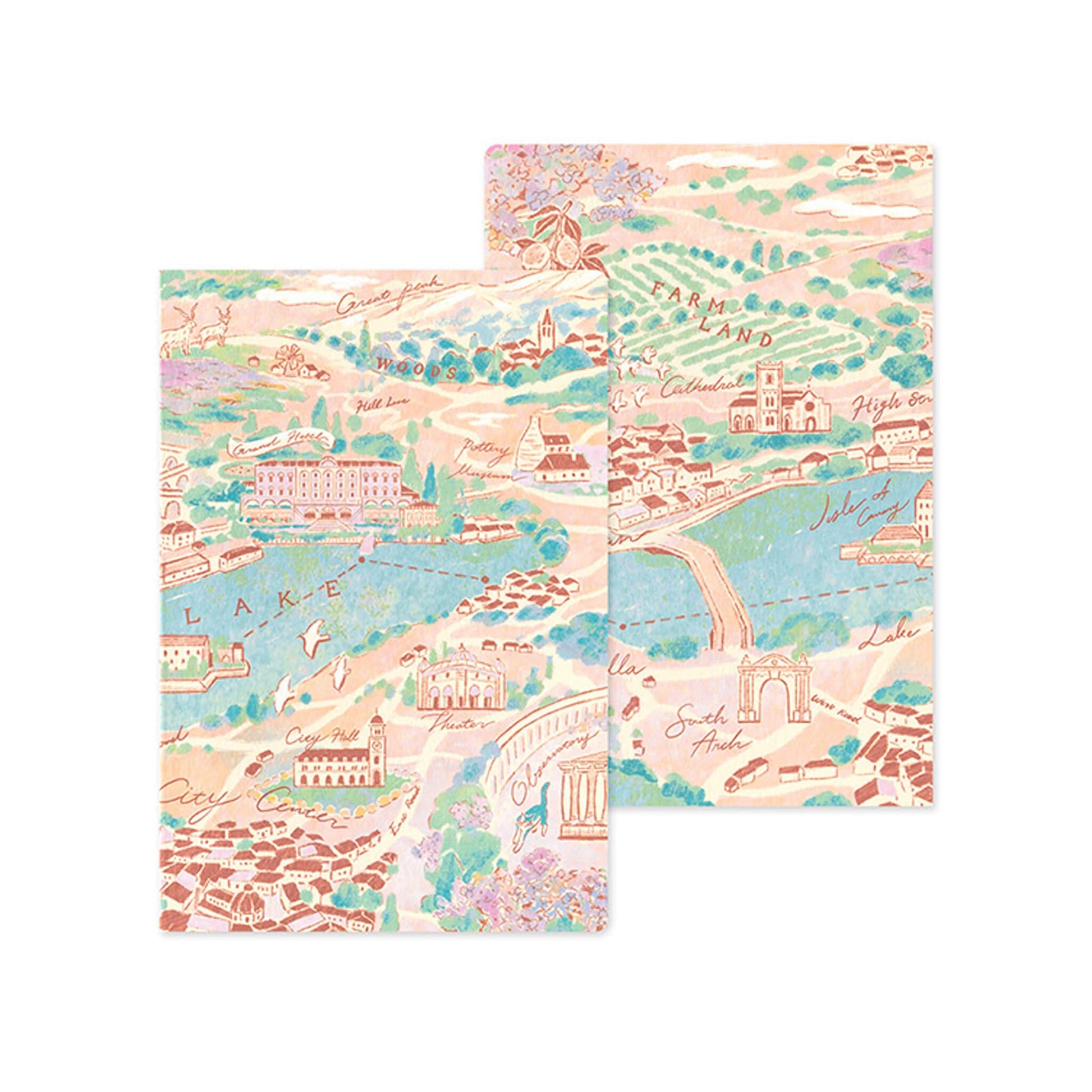 Midori Yuru Log Notebook B6 Travel and Hotel - Notebooks