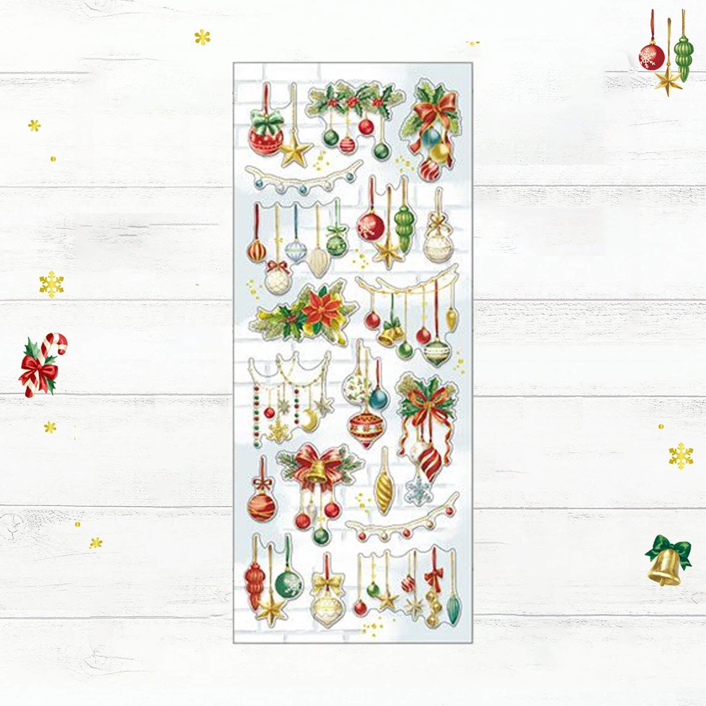 Mind Wave 2025 Winter Selection Foil PET Sticker - Christmas Ornament - Sticker Sheets