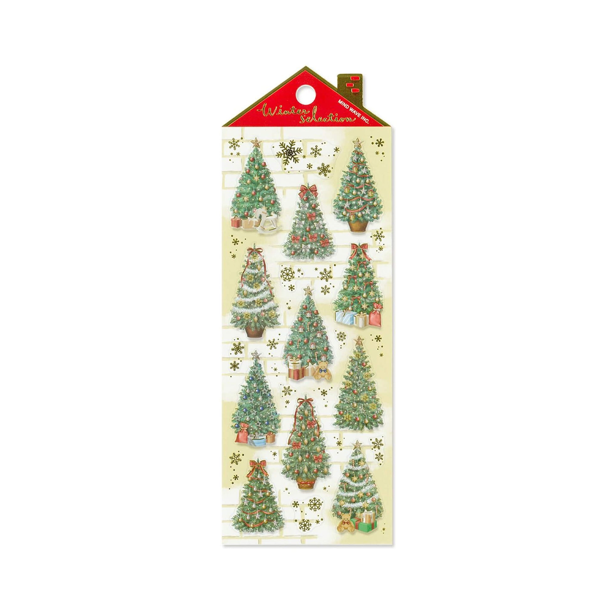 Mind Wave 2025 Winter Selection Foil PET Sticker - Christmas Tree - Sticker Sheets