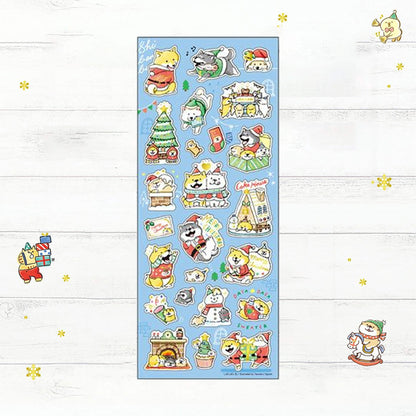 Mind Wave 2025 Winter Selection Foil Sticker - Shibanban Our Santa - Sticker Sheets