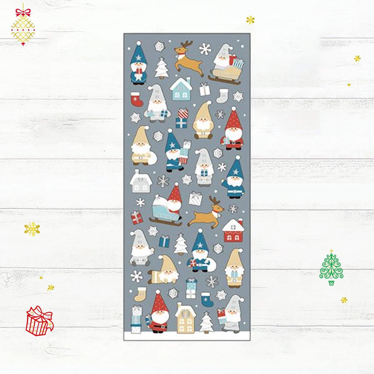 Mind Wave 2025 Winter Selection Foil Sticker - Toy Santa - Sticker Sheets