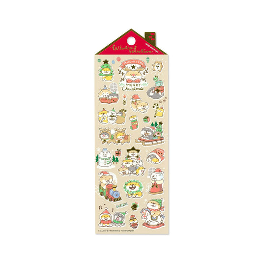 Mind Wave 2025 Winter Selection Foil Washi Sticker - Shibanban Muchikoro Christmas - Sticker Sheets