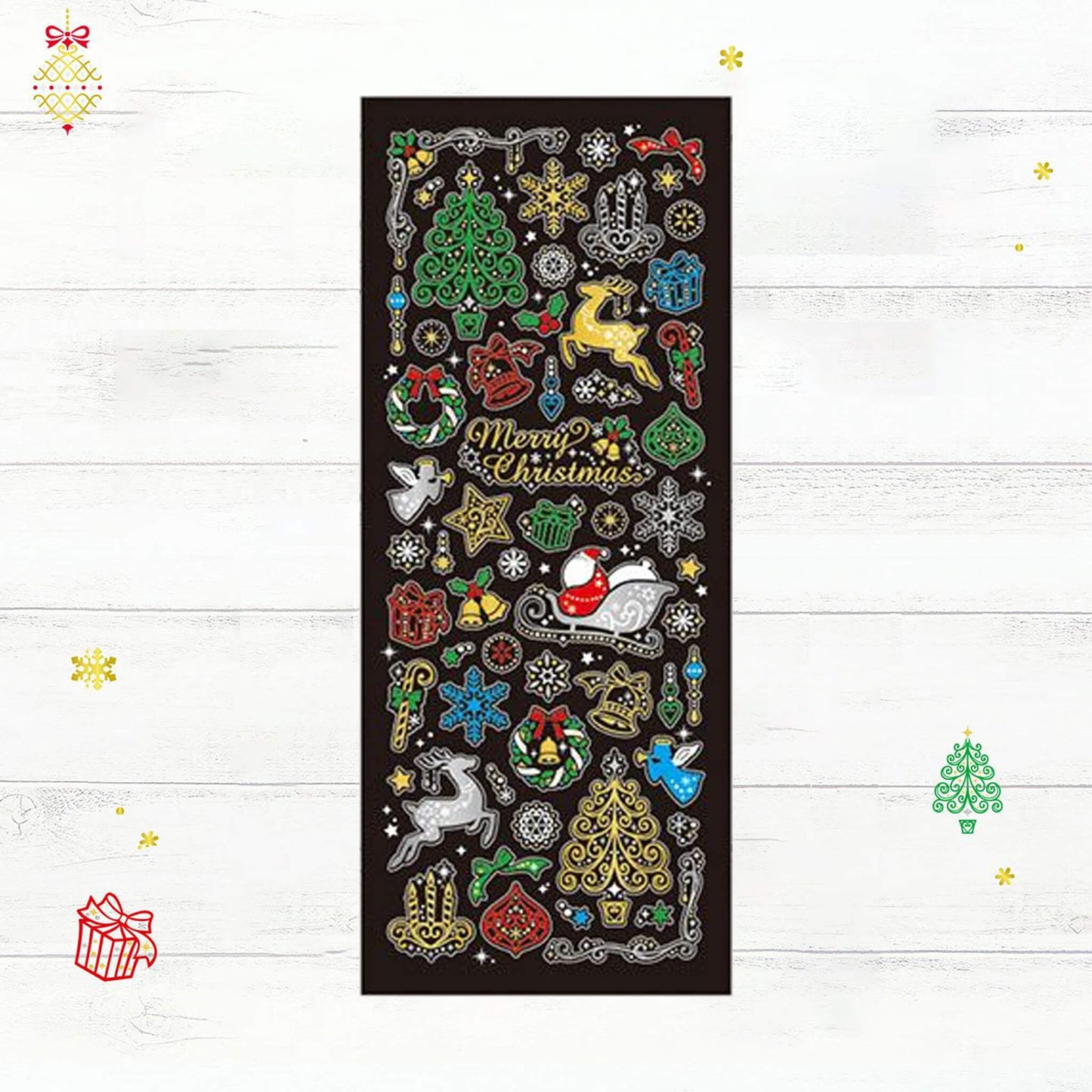 Mind Wave 2025 Winter Selection Pukumori Sticker - Shiny Christmas - Sticker Sheets