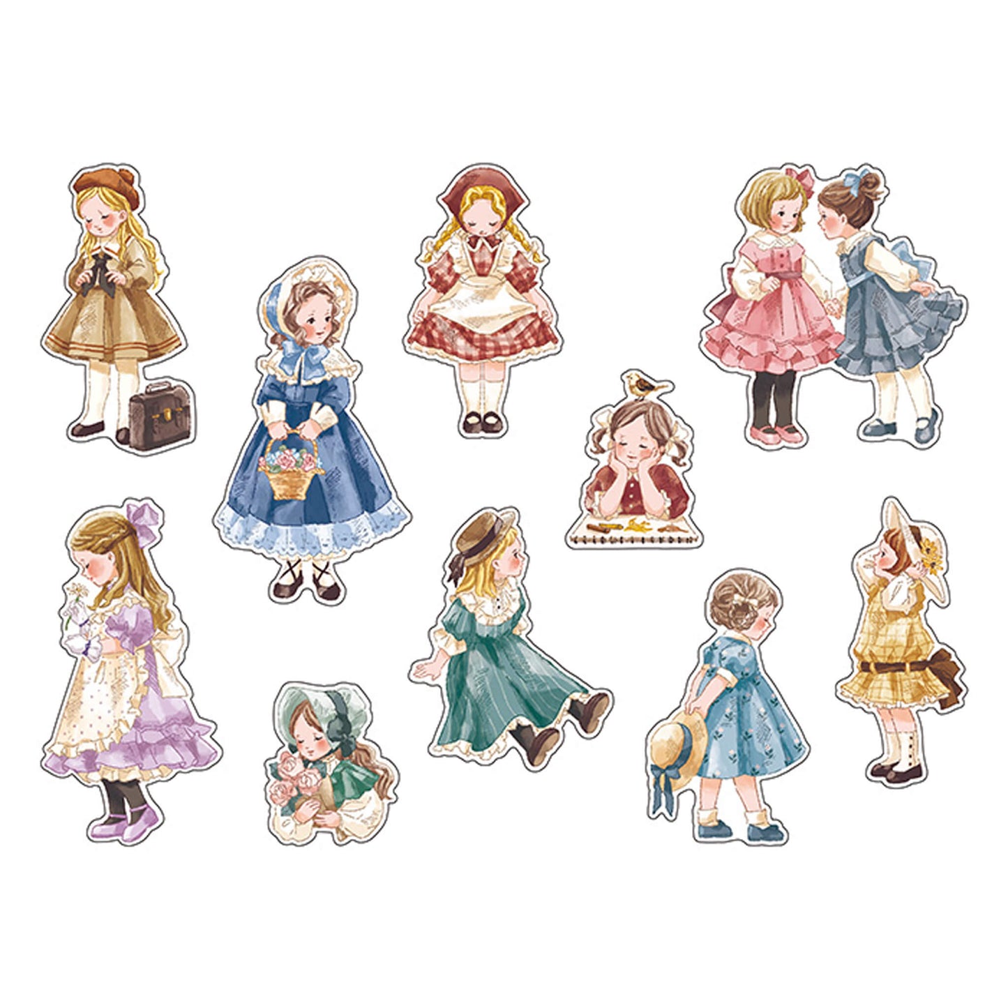 Mind Wave Amie Flake Sticker - Classical Girl - Flake Stickers