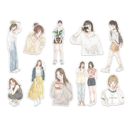 Mind Wave Amie Flake Sticker - Comic Girl - Flake Stickers