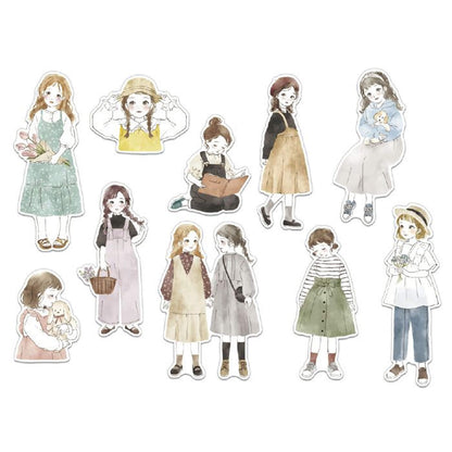 Mind Wave Amie Flake Sticker - Playful Girl - Flake Stickers