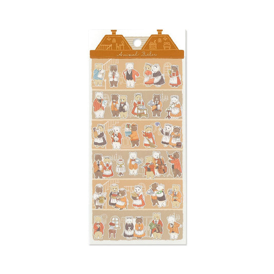 Mind Wave Animal Butler Sticker - Bear - Sticker Sheets