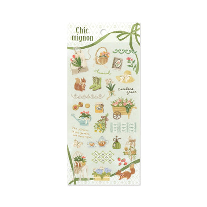 Mind Wave Chic Mignon Sticker - Gardening - Sticker Sheets