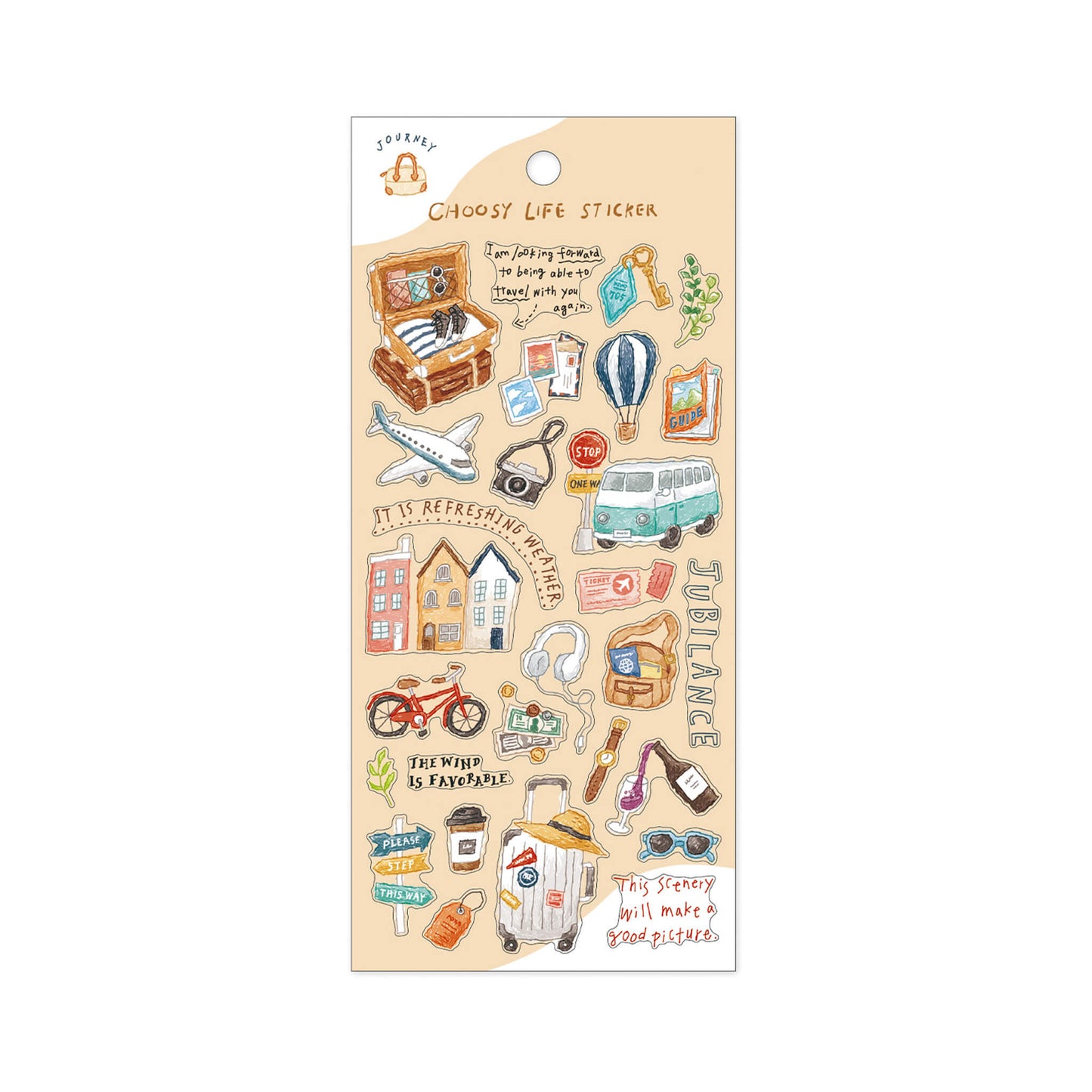 Mind Wave Choosy Life Sticker - Journey - Sticker Sheets