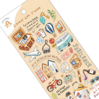 Mind Wave Choosy Life Sticker - Journey - Sticker Sheets