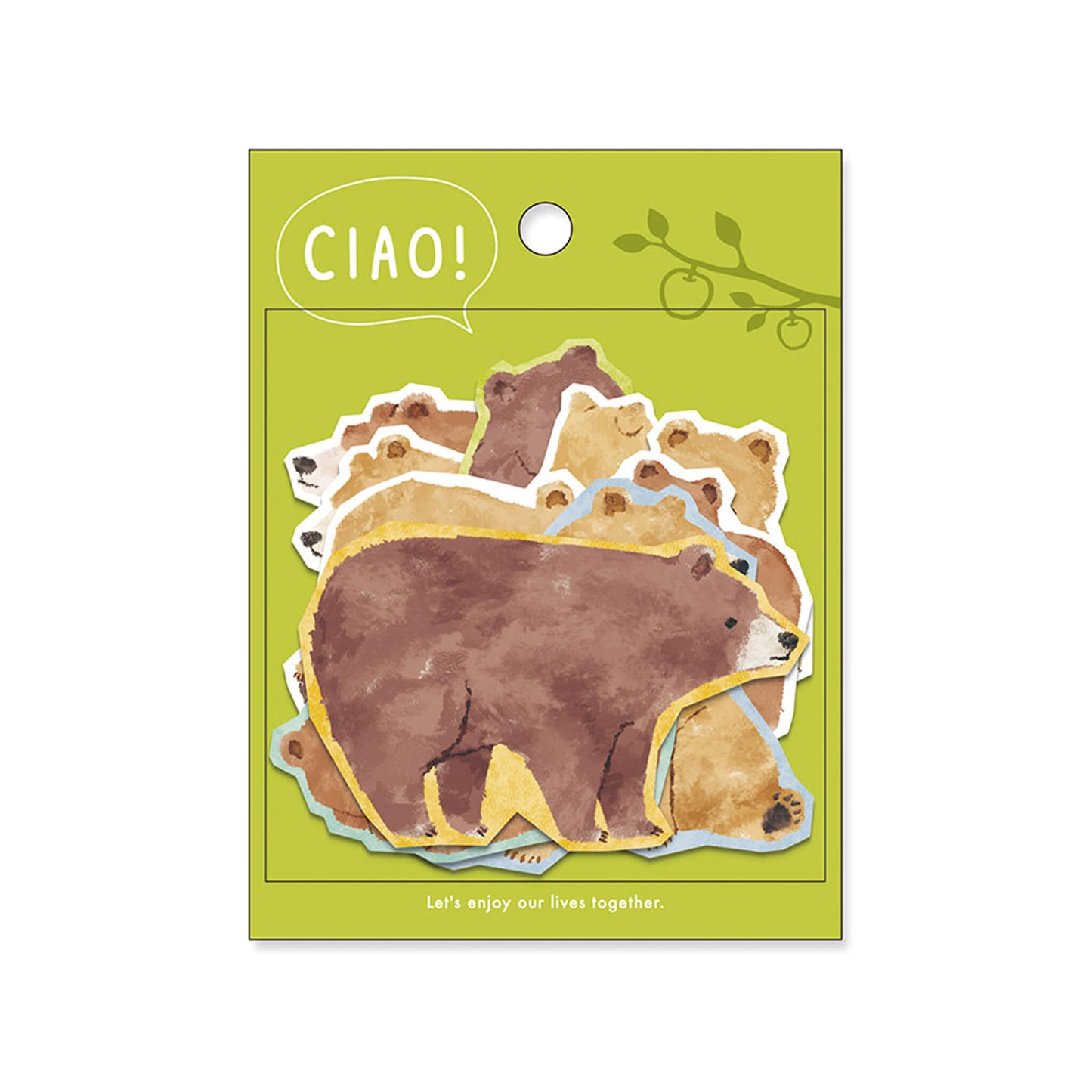 Mind Wave Ciao Flake Sticker - Bear - Flake Stickers