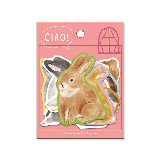 Mind Wave Ciao Flake Sticker - Rabbit - Flake Stickers