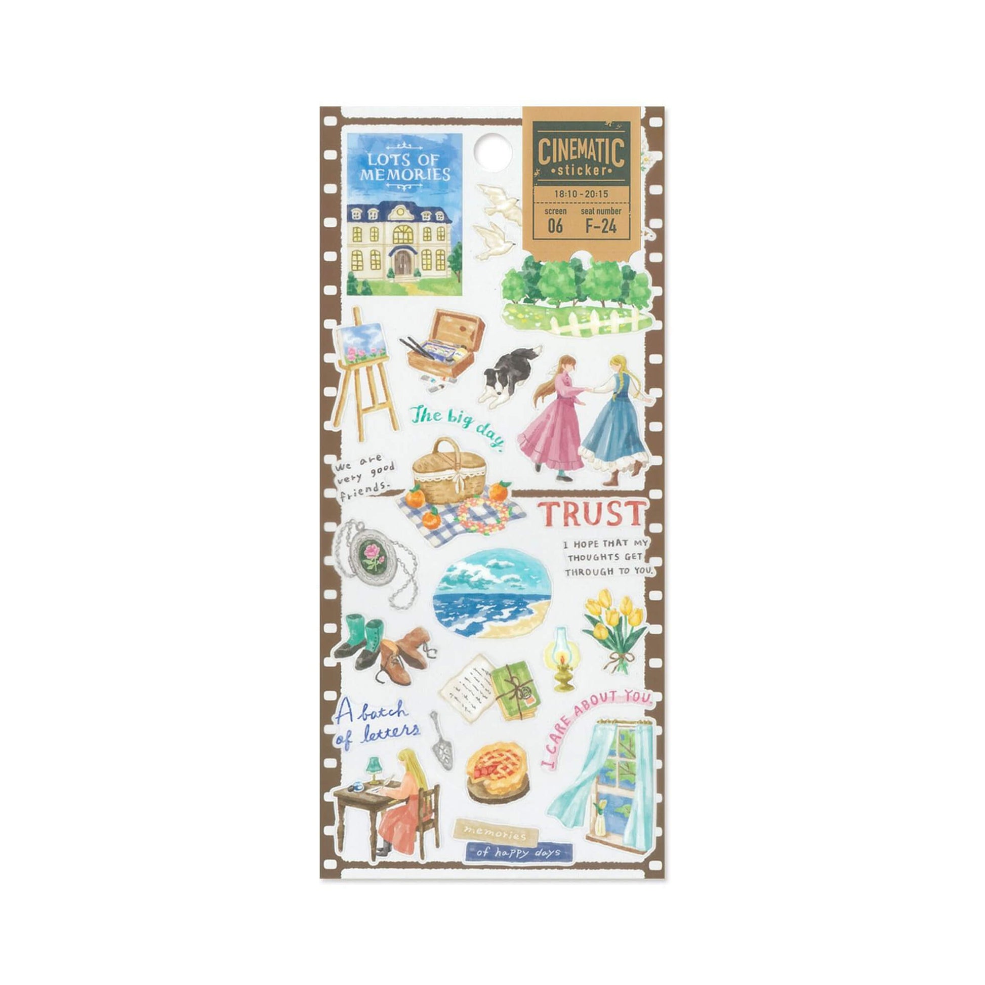 Mind Wave Cinematic Sticker Sheet - Literary - Sticker Sheets