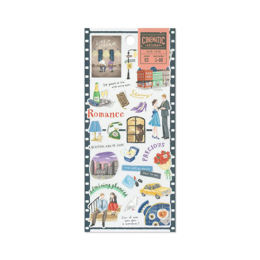 Mind Wave Cinematic Sticker Sheet - Love Story - Sticker Sheets