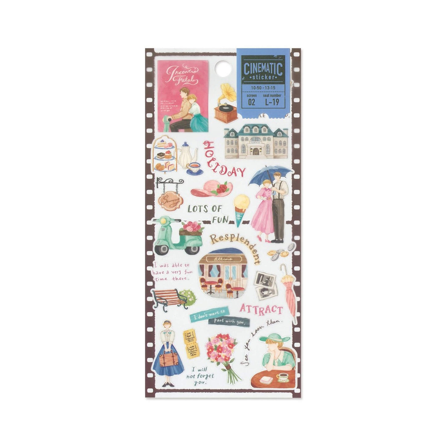 Mind Wave Cinematic Sticker Sheet - Romance - Sticker Sheets