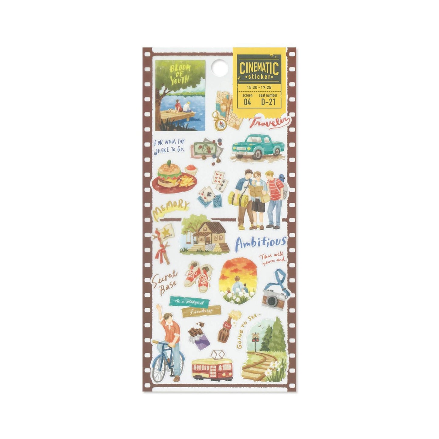 Mind Wave Cinematic Sticker Sheet - Youth - Sticker Sheets