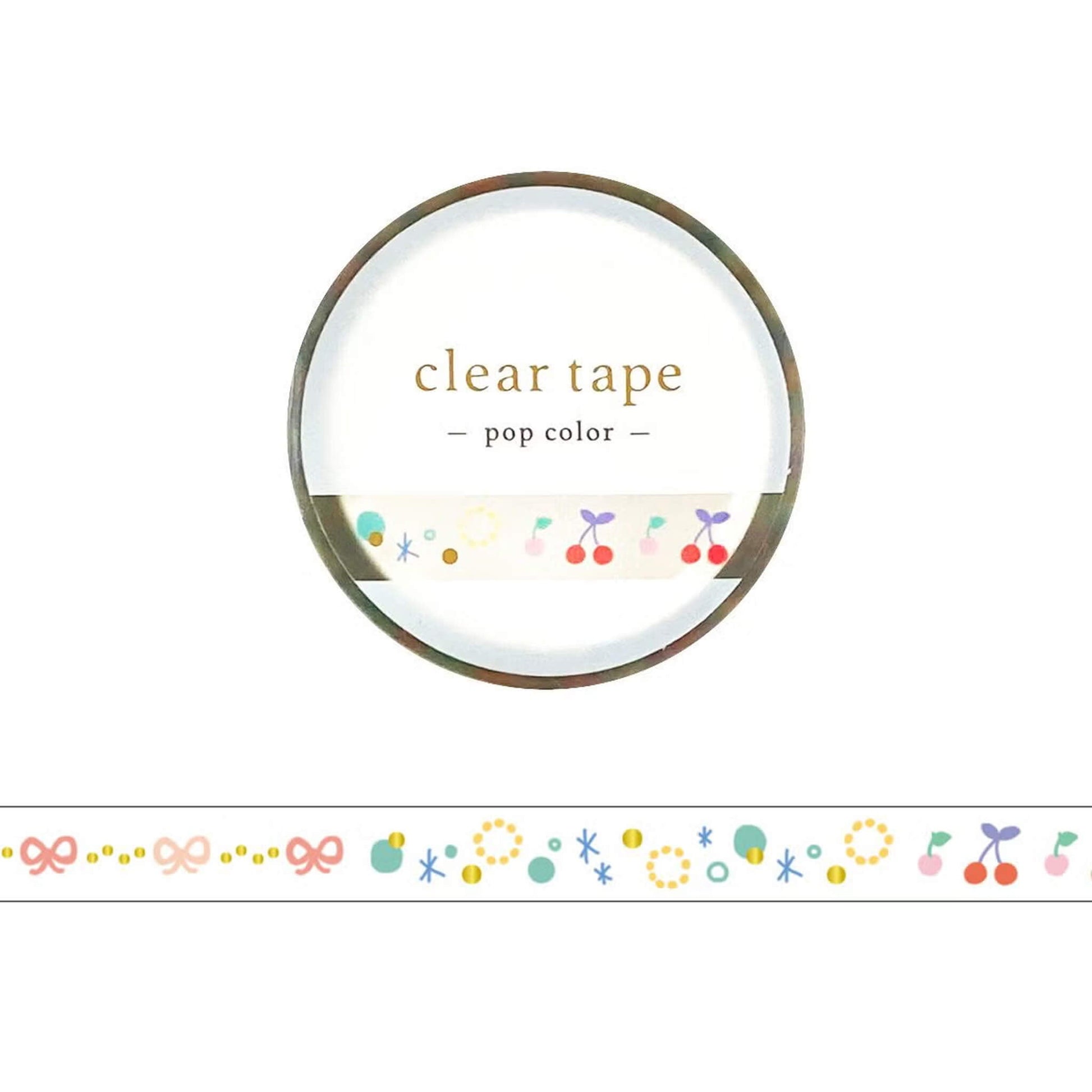 Mind Wave Clear Tape [7mm Width] Pop Color - Decoration - PET Film Tapes