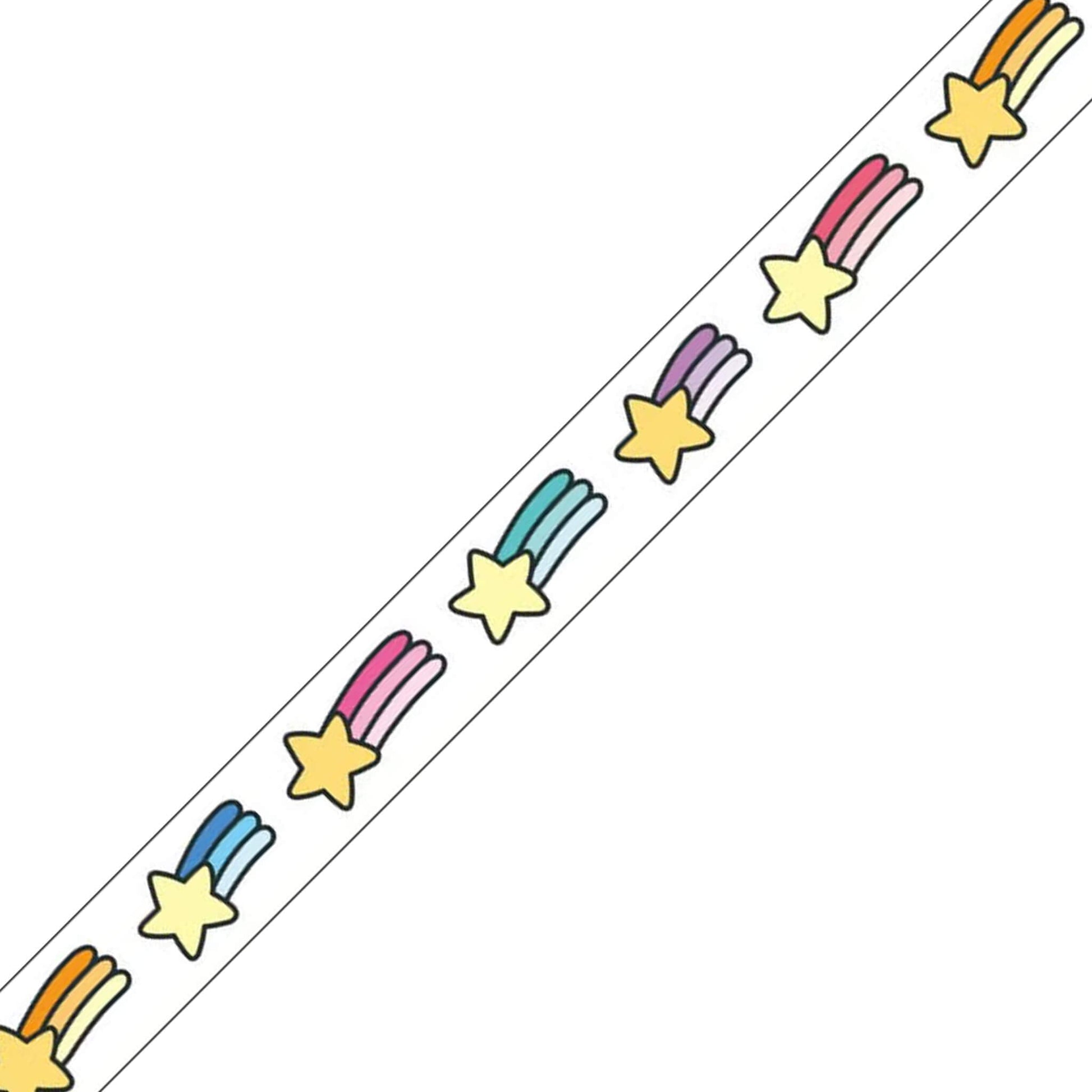 Mind Wave Clear Tape [7mm Width] Pop Icon - Star - PET Film Tapes