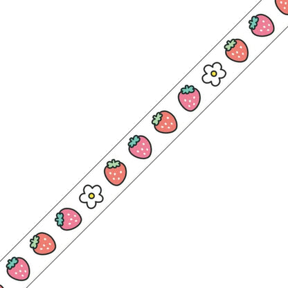Mind Wave Clear Tape [7mm Width] Pop Icon - Strawberry - PET Film Tapes