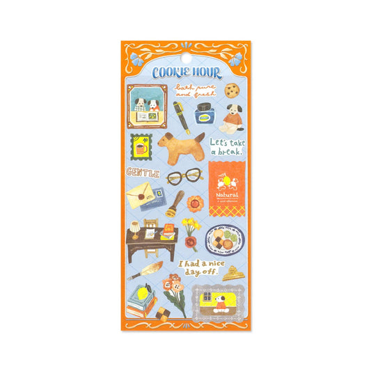 Mind Wave Cookie Hour Sticker - Doggy Cookie - Sticker Sheets