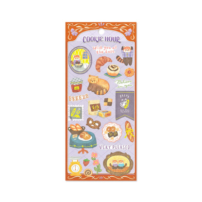 Mind Wave Cookie Hour Sticker - Red Panda Cookie - Sticker Sheets