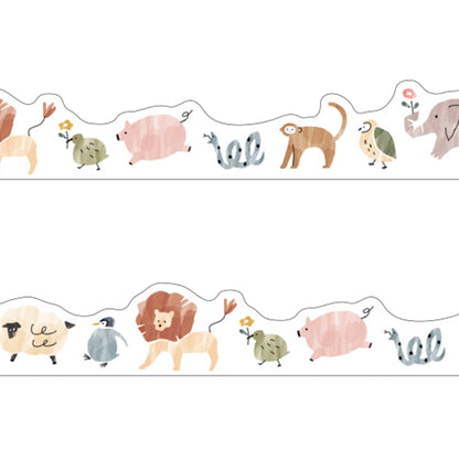 Mind Wave Cozy Collection Die Cut Washi Tape - Animal - Washi Tapes