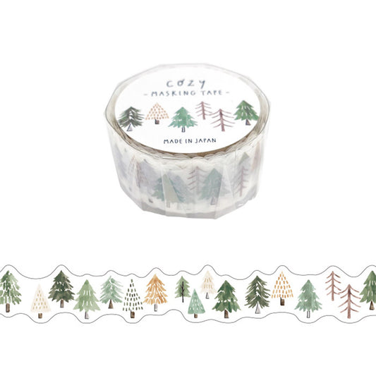 Mind Wave Cozy Collection Die Cut Washi Tape - Forest - Washi Tapes