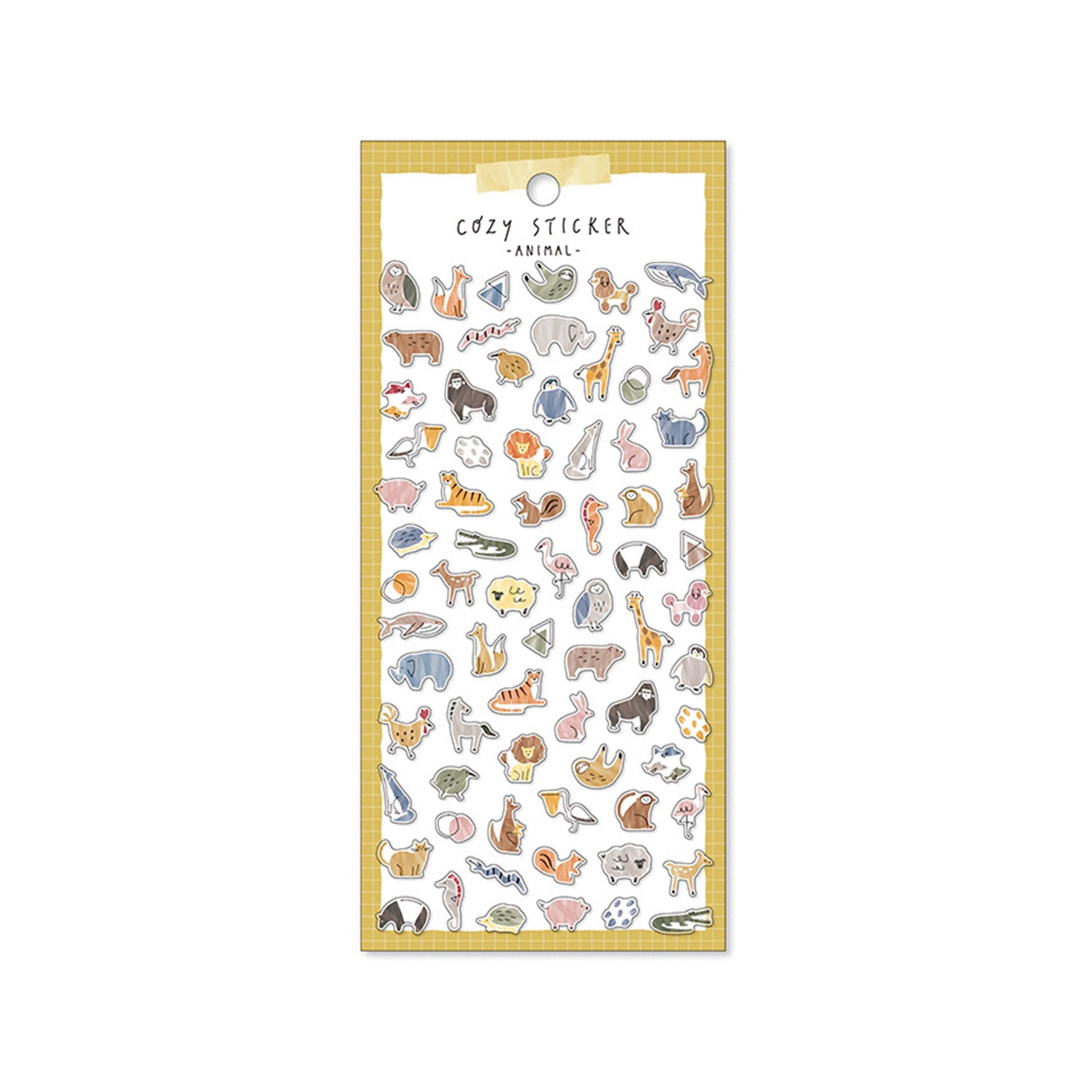 Mind Wave Cozy Collection Sticker - Animal - Sticker Sheets