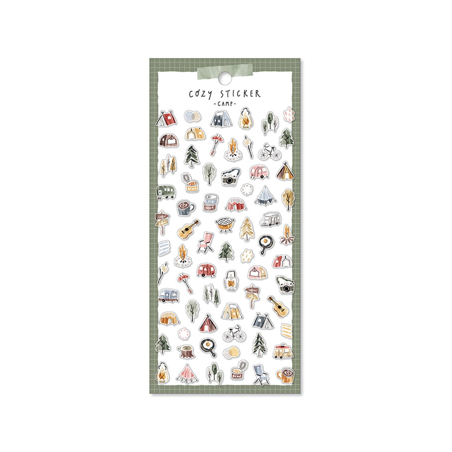 Mind Wave Cozy Collection Sticker - Camp - Sticker Sheets