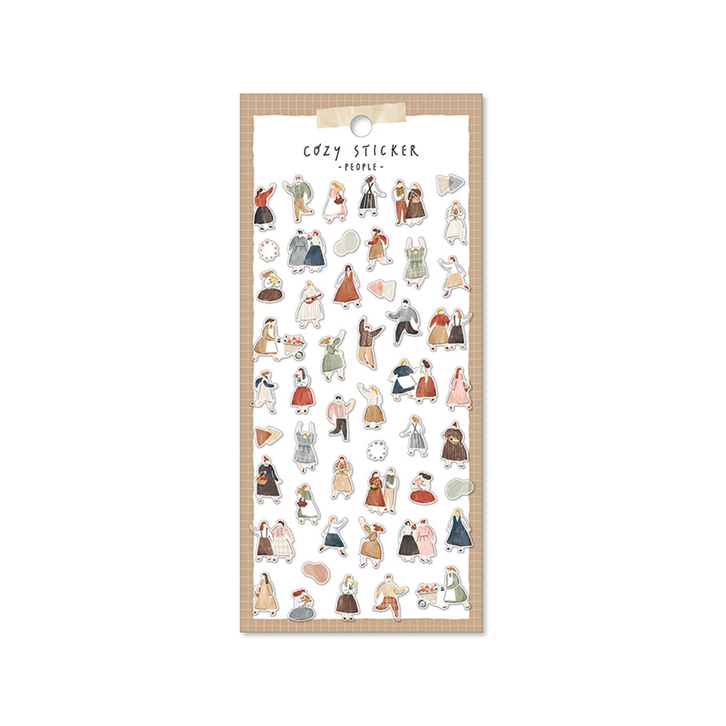 Mind Wave Cozy Collection Sticker - People - Sticker Sheets