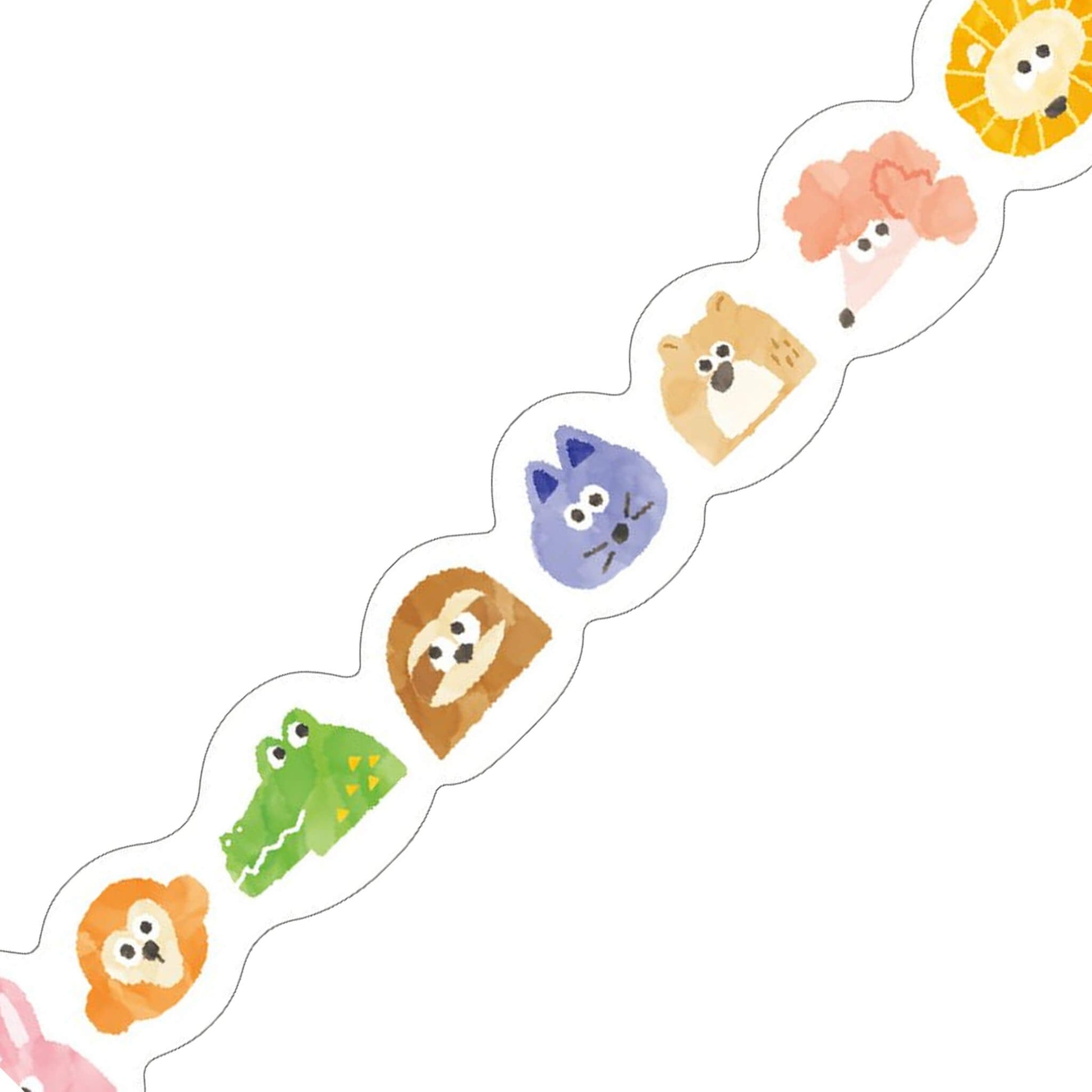 Mind Wave Die Cut Washi Tape - Animals - Washi Tapes