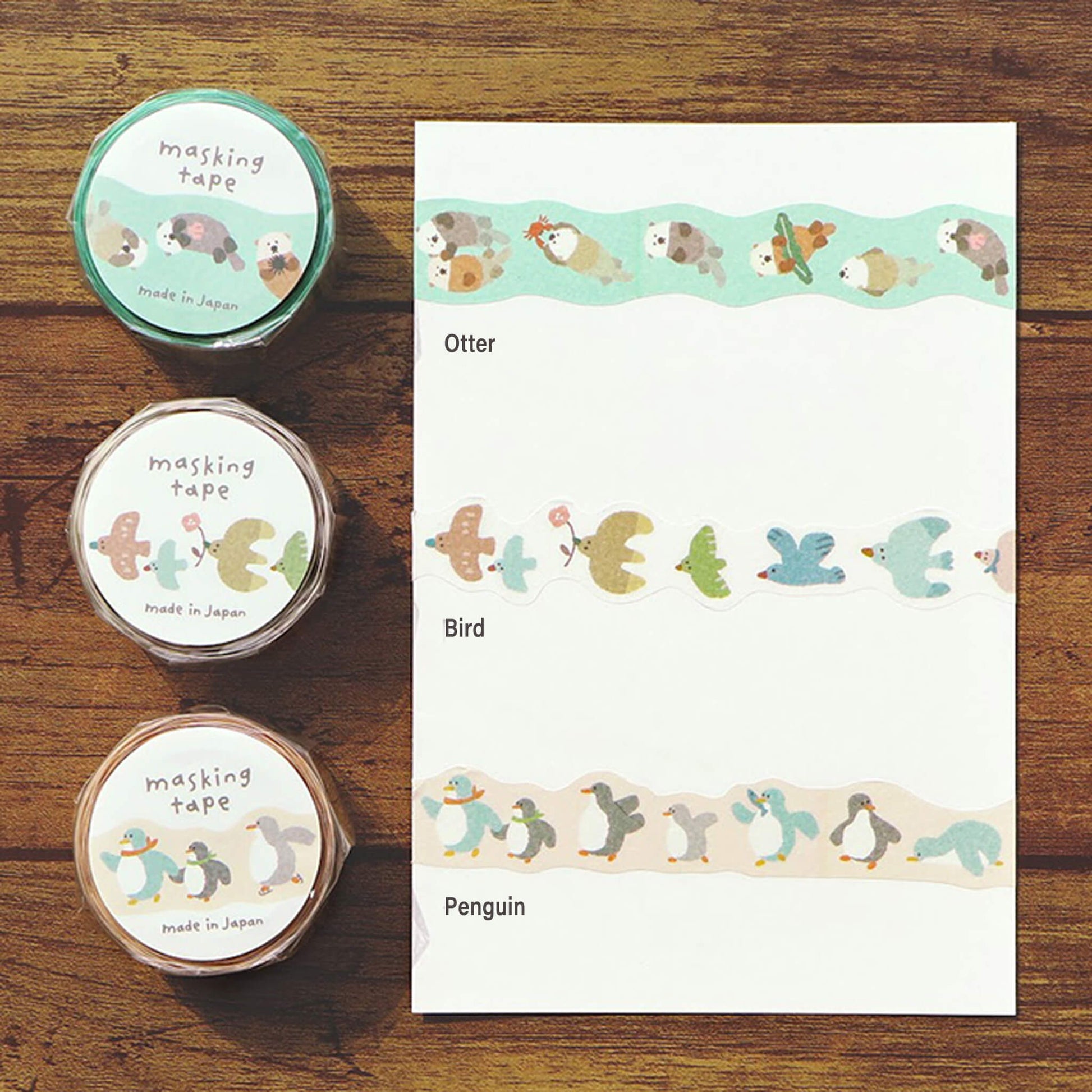 Mind Wave Die Cut Washi Tape - Bird - Washi Tapes