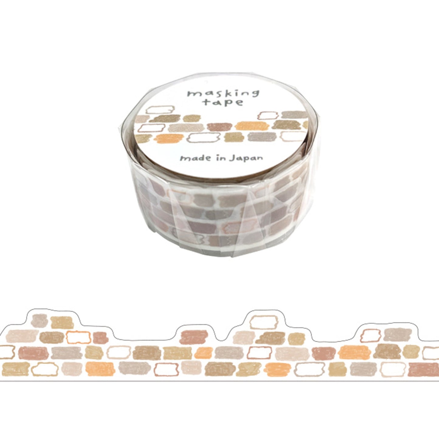 Mind Wave Die Cut Washi Tape - Brick - Washi Tapes