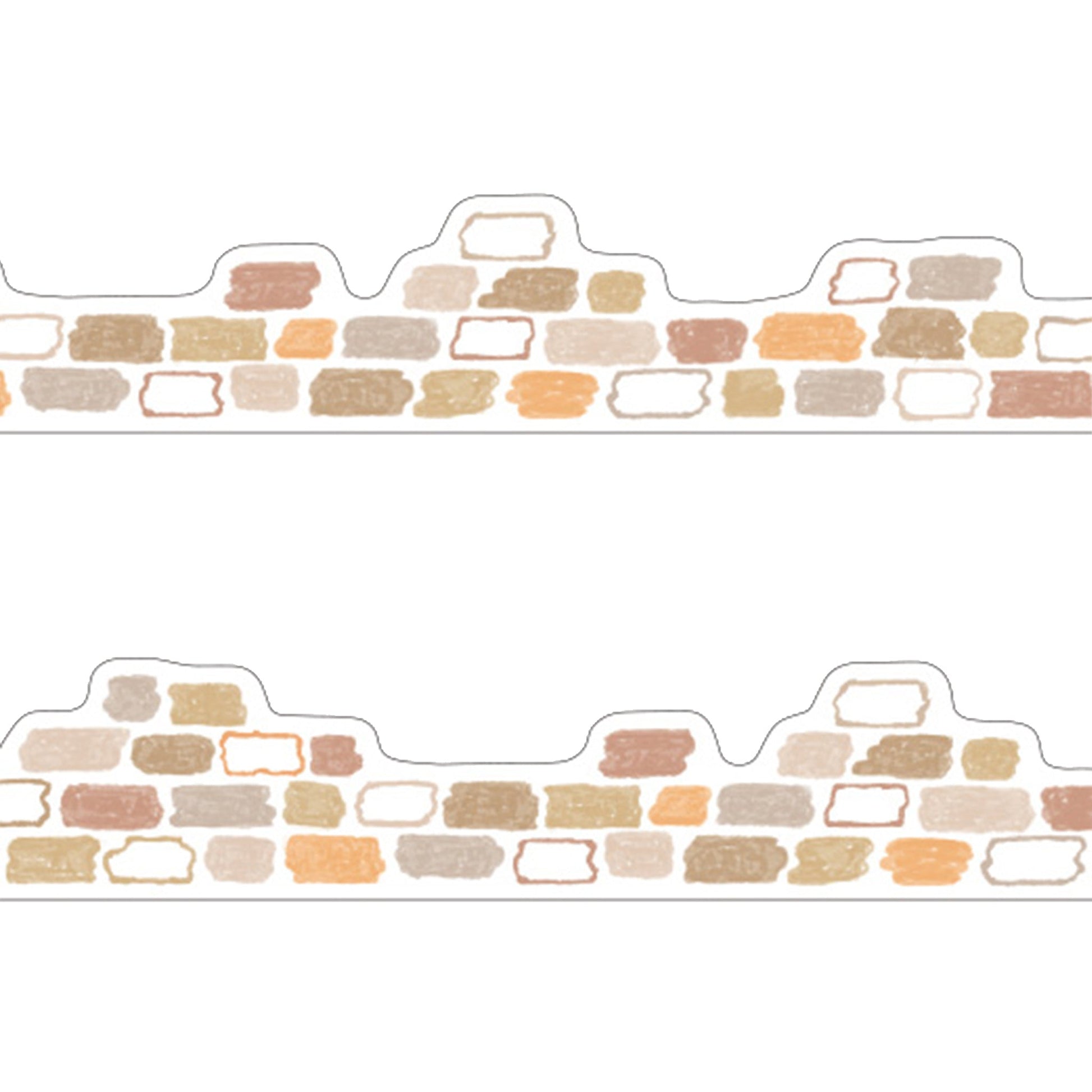 Mind Wave Die Cut Washi Tape - Brick - Washi Tapes