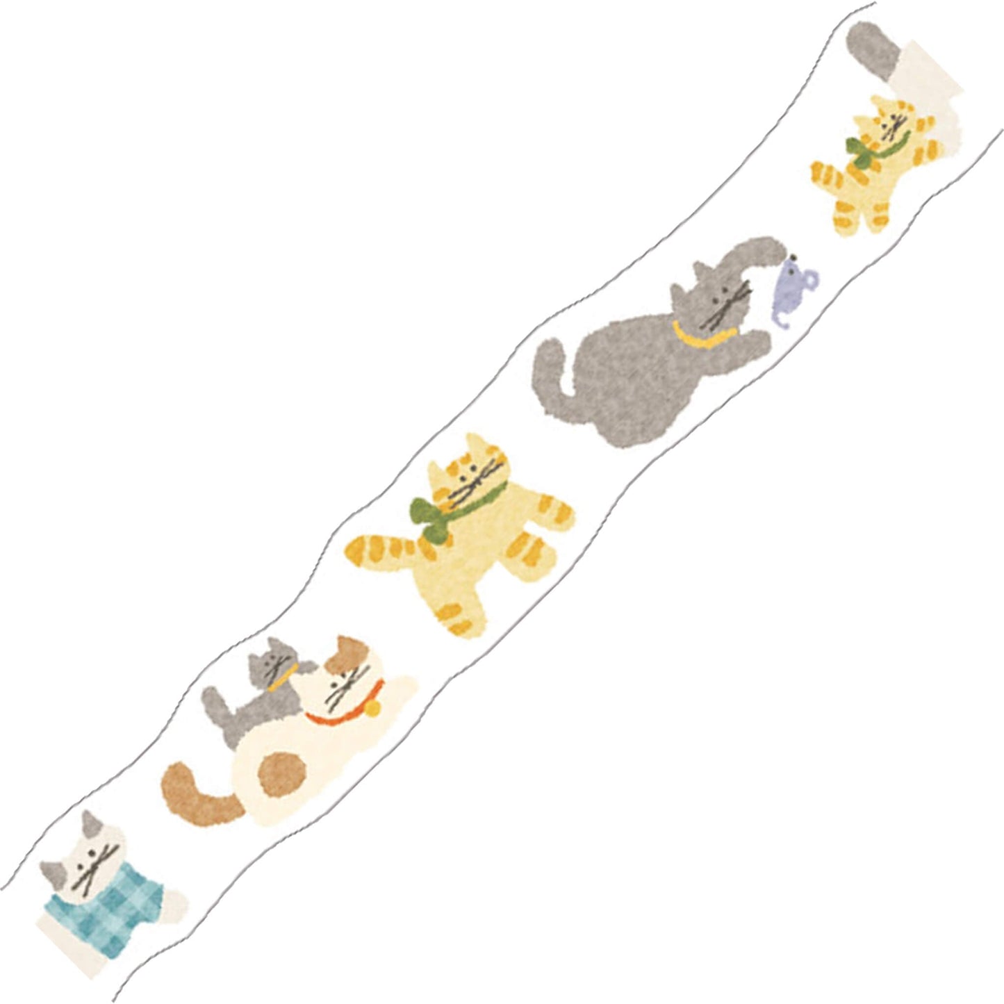 Mind Wave Die Cut Washi Tape - Cat - Washi Tapes