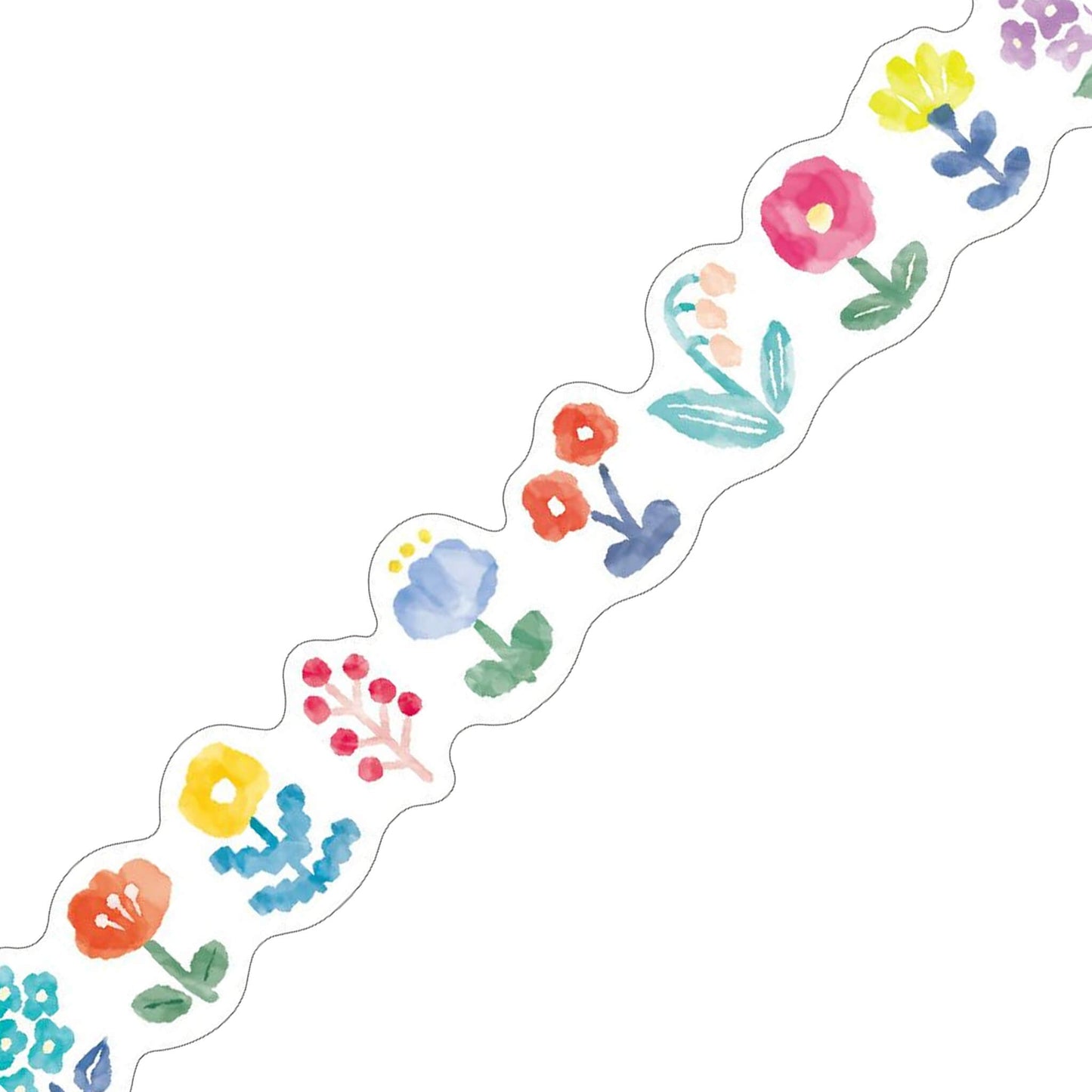 Mind Wave Die Cut Washi Tape - Flower 1 - Washi Tapes