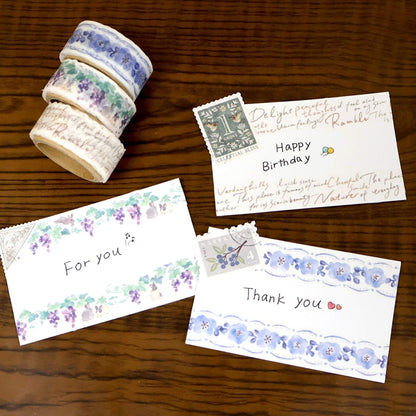 Mind Wave Die Cut Washi Tape - Grape - Washi Tapes