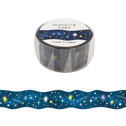 Mind Wave Die Cut Washi Tape - Night Sky - Washi Tapes