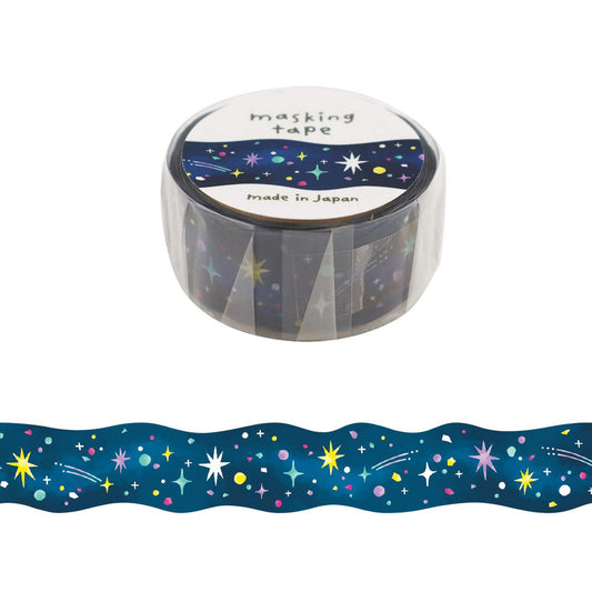 Mind Wave Die Cut Washi Tape - Night Sky - Washi Tapes