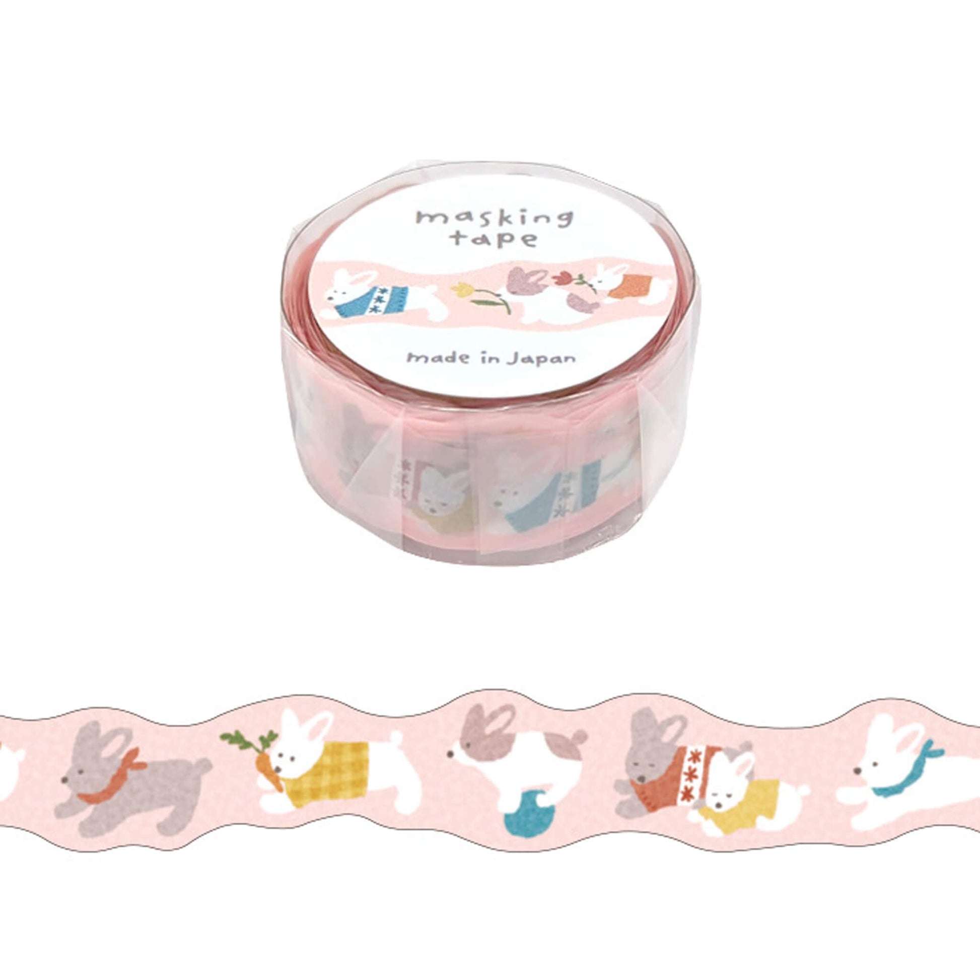 Mind Wave Die Cut Washi Tape - Rabbit - Washi Tapes