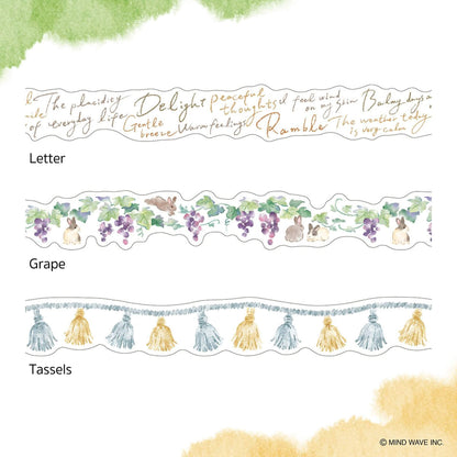 Mind Wave Die Cut Washi Tape - Tassels - Washi Tapes