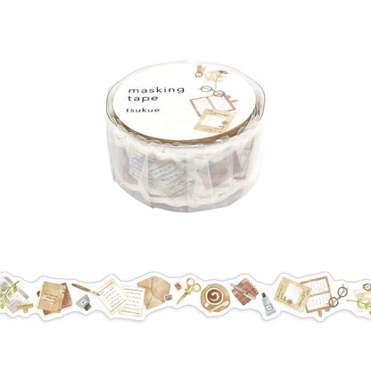 Mind Wave Die Cut Washi Tape - Tsukue - Washi Tapes