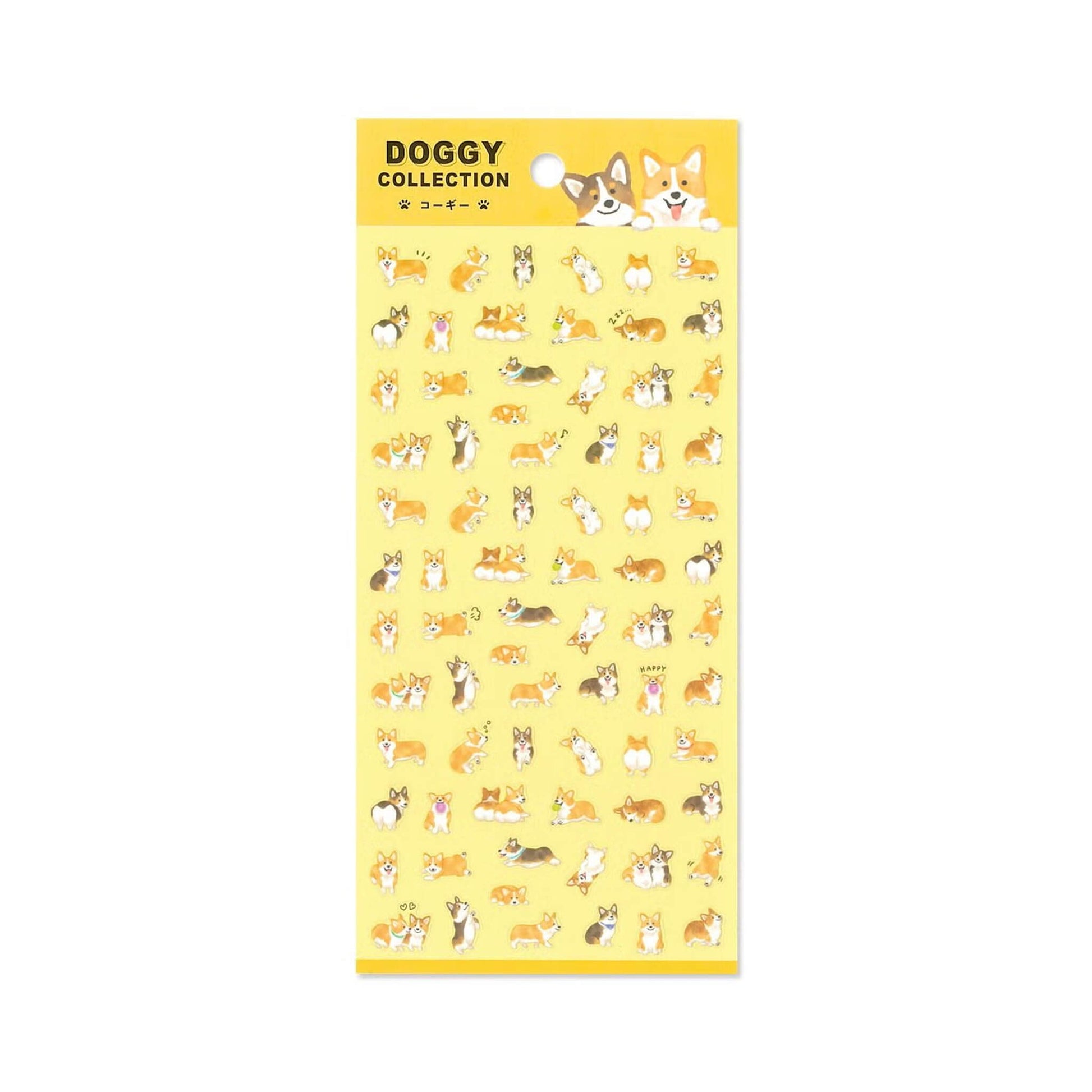 Mind Wave Doggy Collection Sticker Sheet - Corgi - Sticker Sheets
