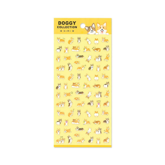 Mind Wave Doggy Collection Sticker Sheet - Corgi - Sticker Sheets