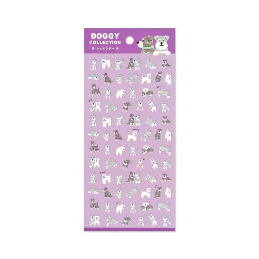 Mind Wave Doggy Collection Sticker Sheet - Schnauzer - Sticker Sheets