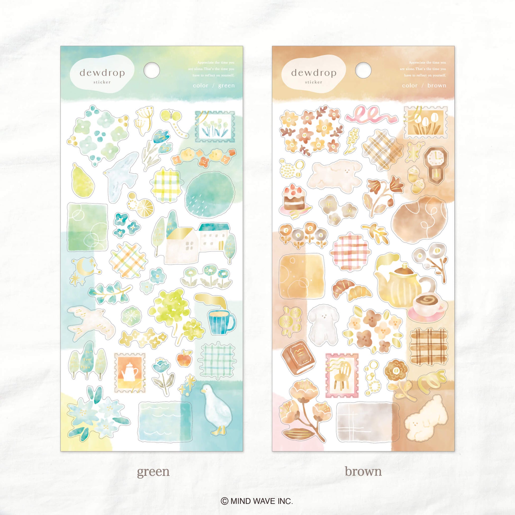 Mind Wave Dwedrop Sticker - Blue - Sticker Sheets